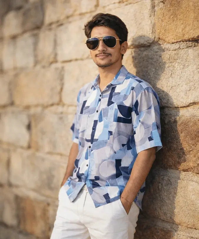 Printed shirt by Blossblue Premium Men's Wear